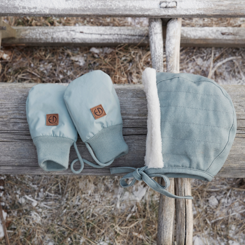 Elodie Details Winter Bonnet - Pebble Green at Natural Baby Shower