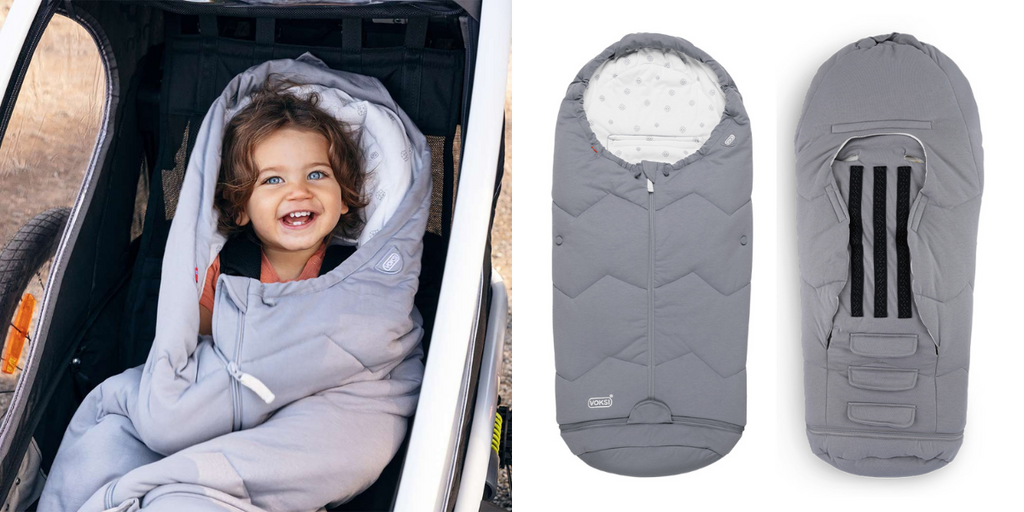 Voksi Sky Light Footmuff for baby and toddler at Natural Baby Shower