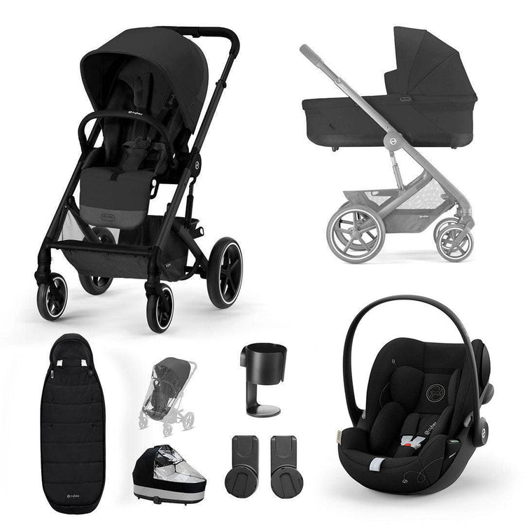 Cybex Balios S Lux Travelsystem Lava Grey - Silver Frame with Cloud T