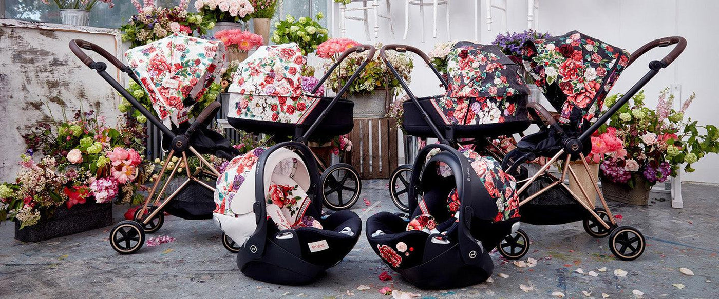 cybex floral pram