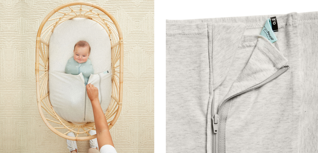 ergoPouch Cot Tuck Sheet zip feature at Natural Baby Shower