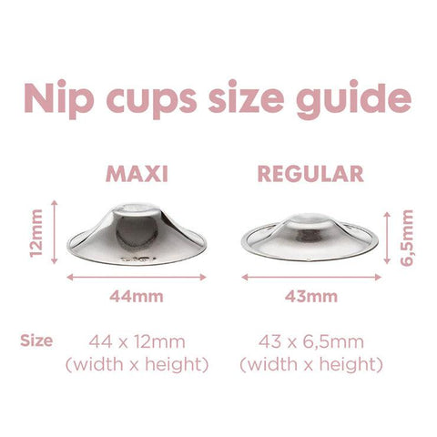 the Original Silver Nursing Cups, s Metal Nipple Covers for