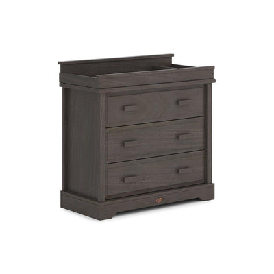 Boori Universal 3 Drawer Dresser with Squared Changing Station - Mocha-Dressers + Chests- Natural Baby Shower