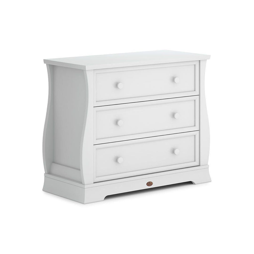 Boori Universal Sleigh 3 Drawer Dresser Barley White Natural