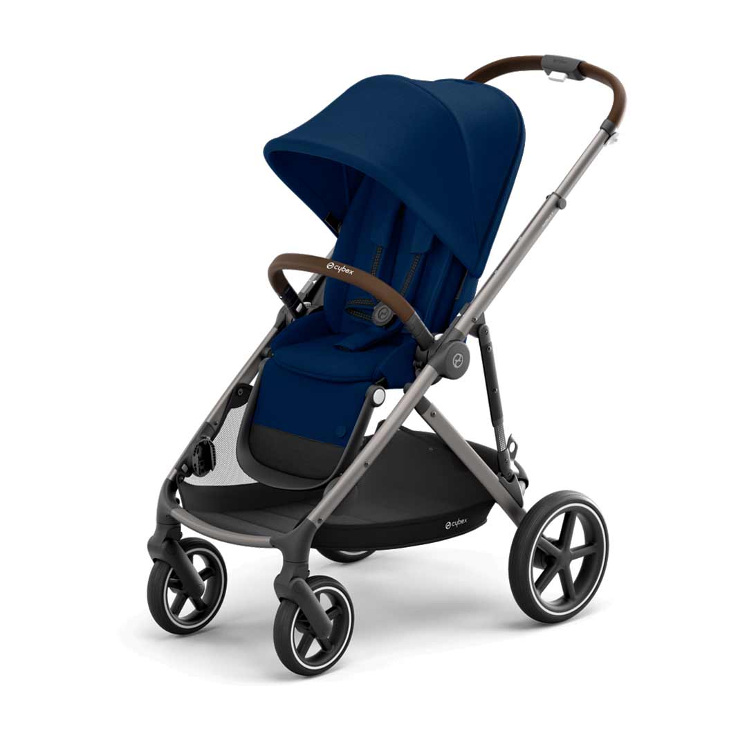 navy blue pushchair