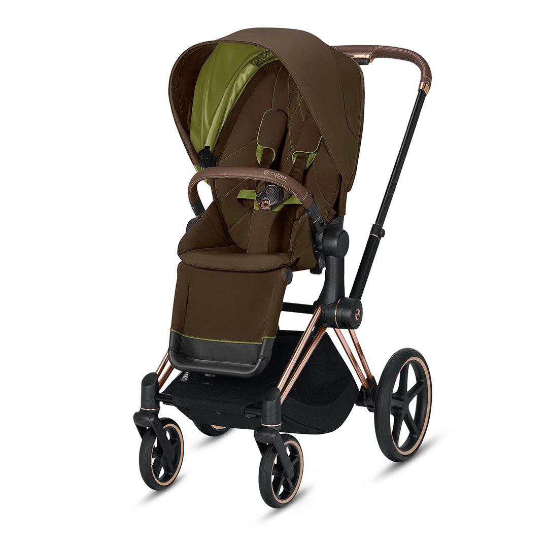 khaki pushchair