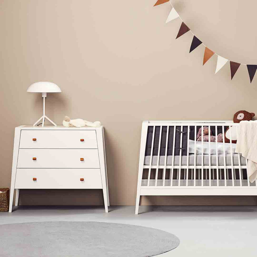 Linea By Leander Dresser White Natural Baby Shower