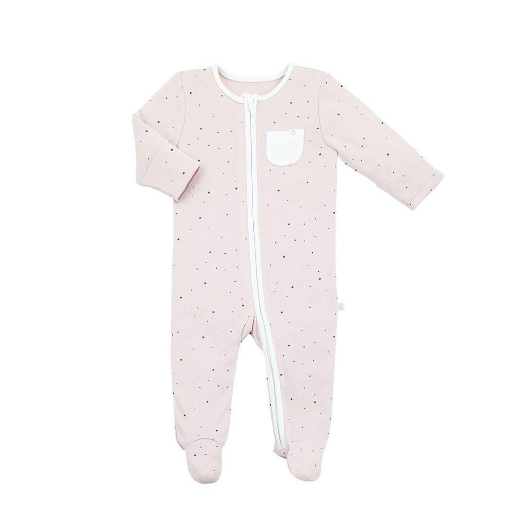 MORI Zip-up Sleepsuit in Stardust – Natural Baby Shower