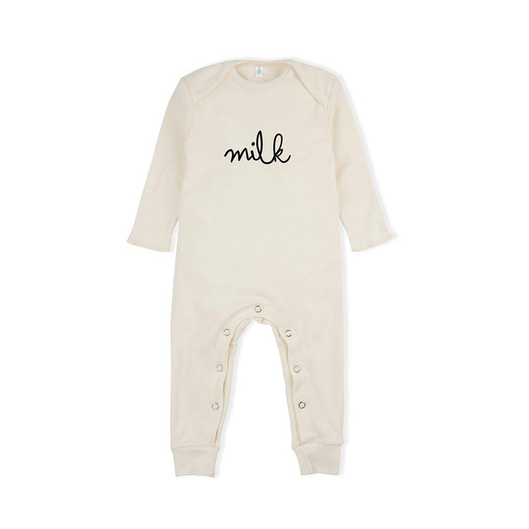 Organic Zoo Milk Bodysuit in Natural | Natural Baby Shower