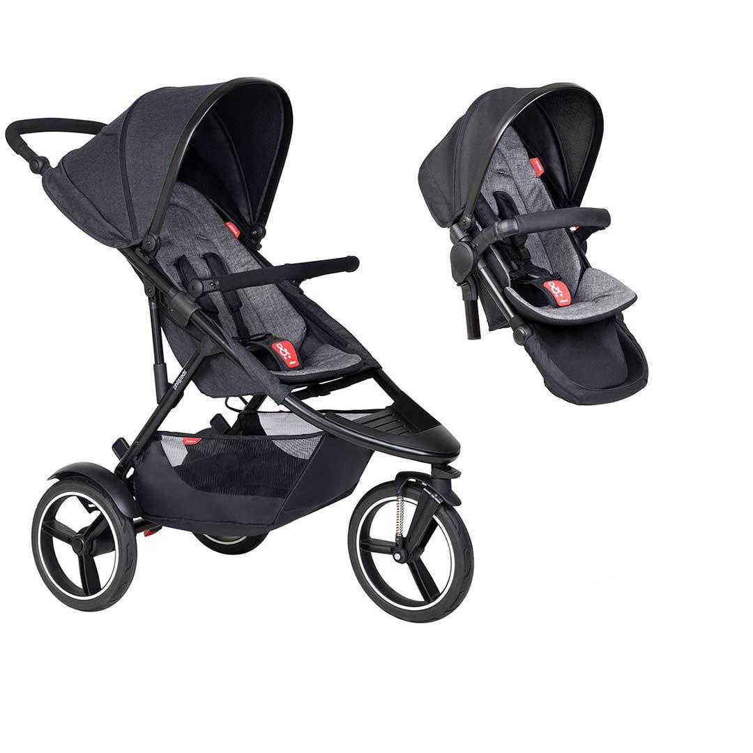 phil & teds dash double kit pushchair