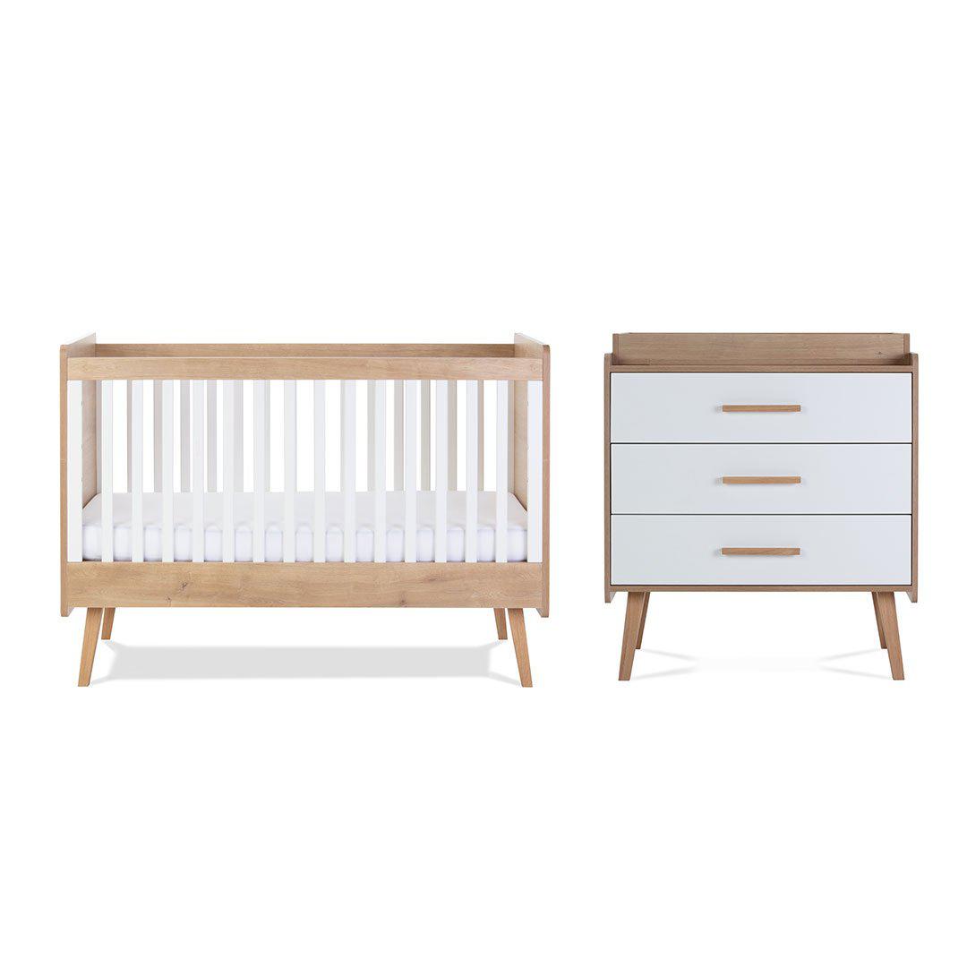 cot bed and dresser set