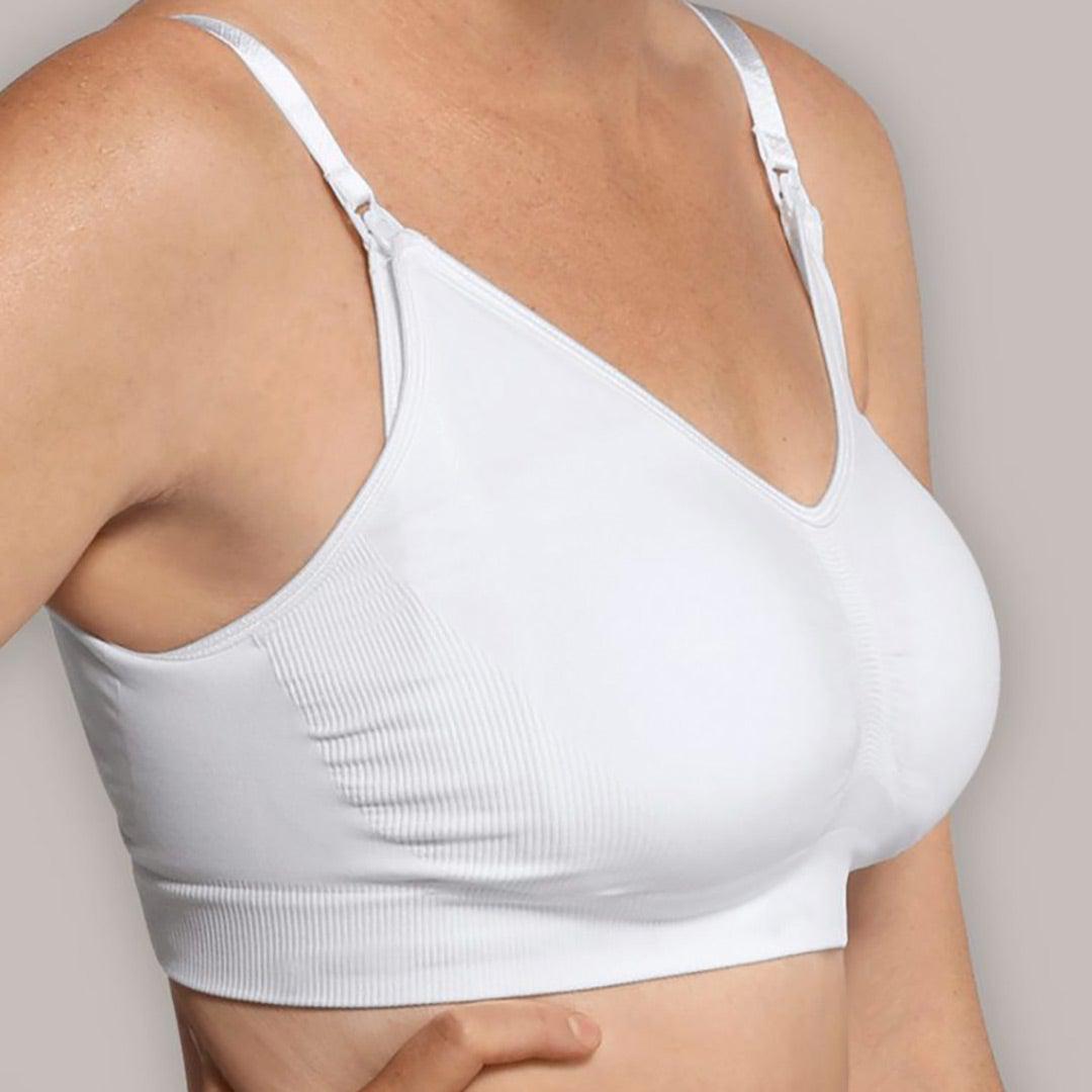 Carriwell Maternity And Nursing Bra With Padded Carri-Gel Support White