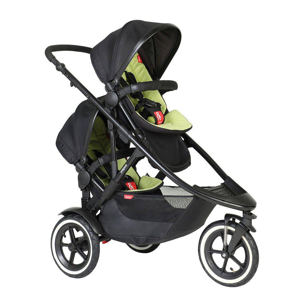 phil and ted double stroller green