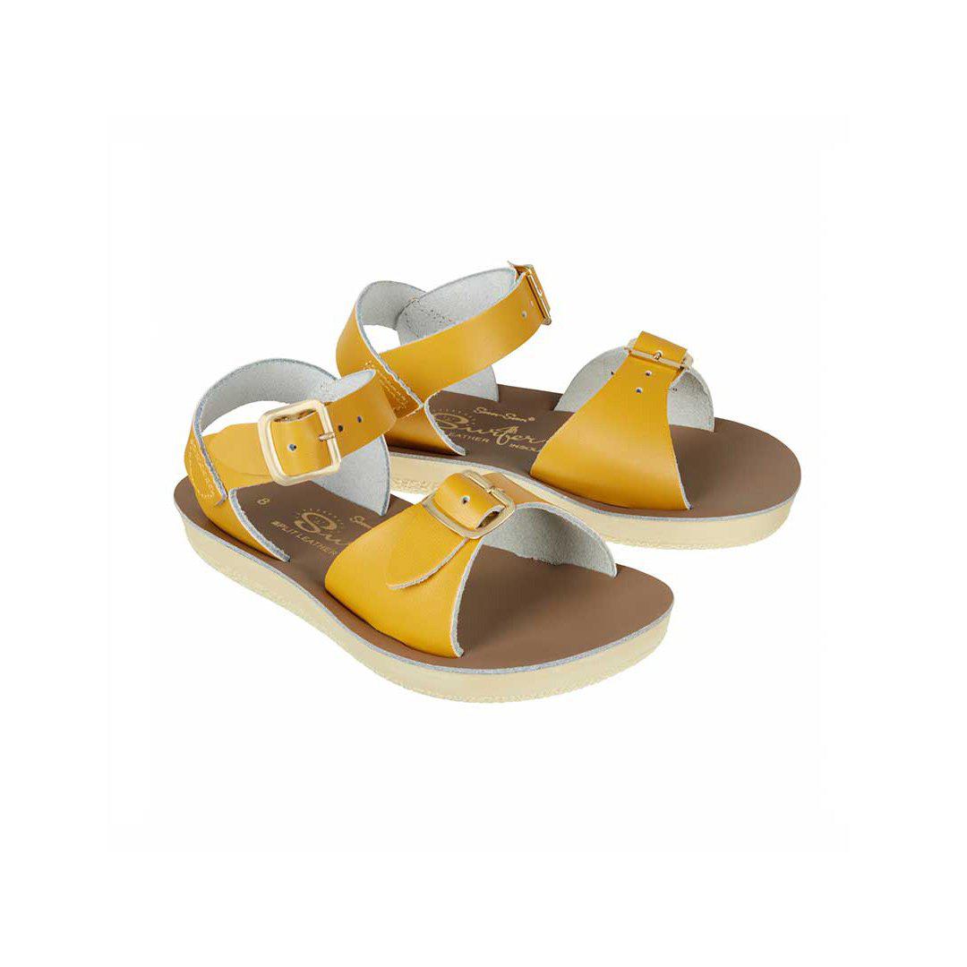 Salt-Water Sun-San Kid's Sandals - Surfer - Mustard | Natural Baby Shower