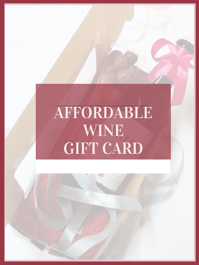 Affordable Wine Gift Card Give the Gift of Wine! BonCru Wines