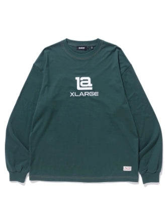 CONTRAST STITCH L/S TEE