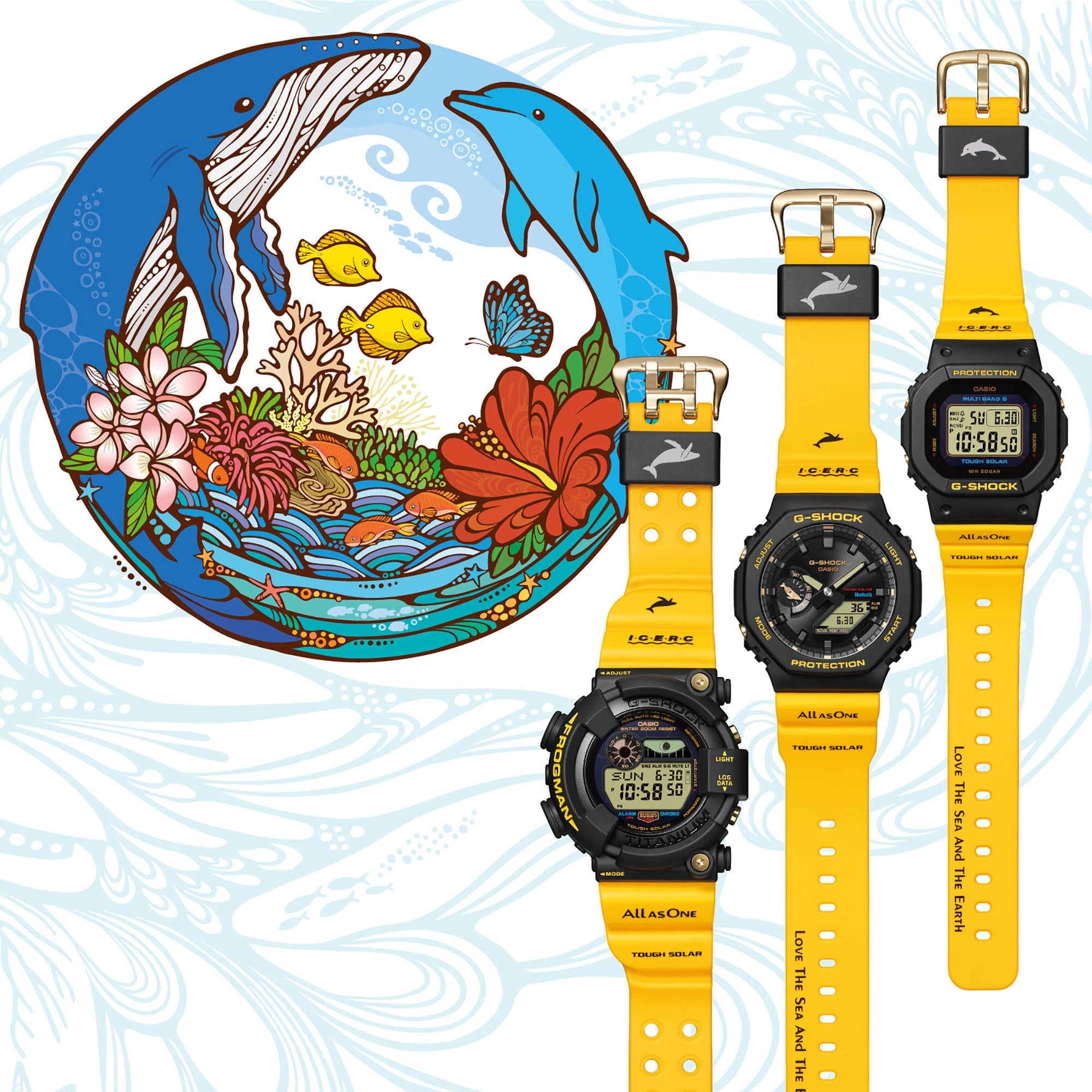 CASIOイルクジ G−SHOCK イルカ・クジラモデル - 腕時計(デジタル)