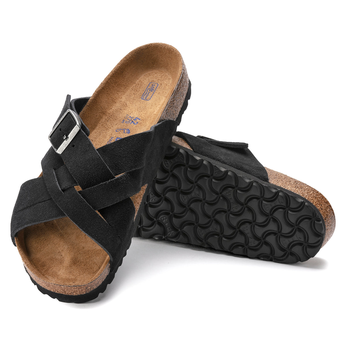 Birkenstock Limited Edition Lugano Soft Footbed coin suede