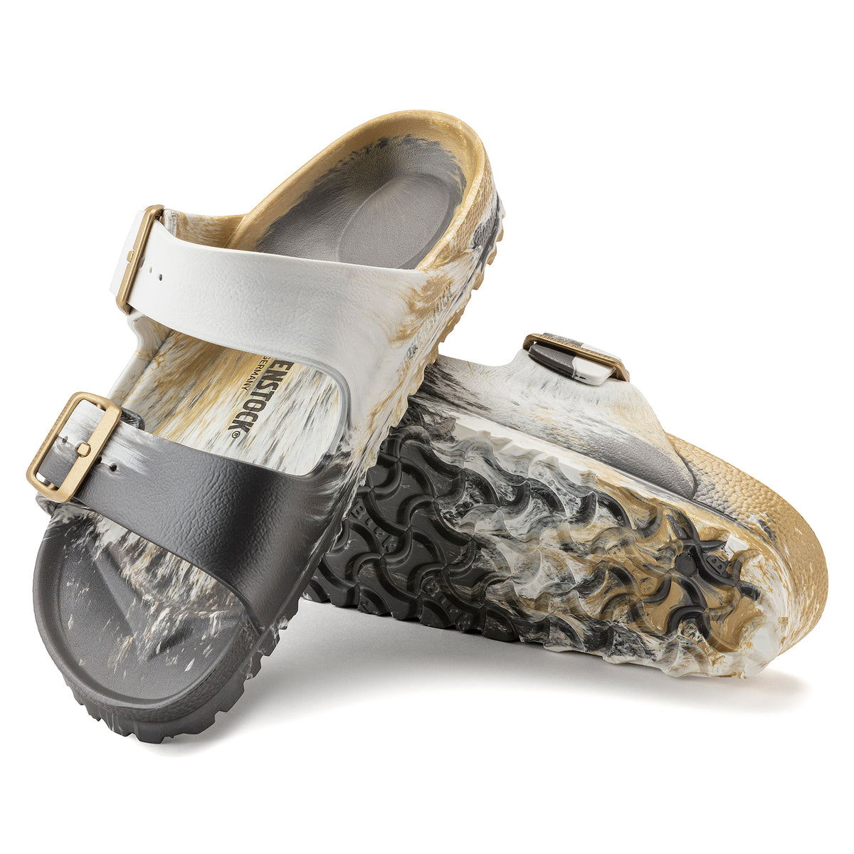 Birkenstock Limited Edition Arizona EVA multi metallic gold