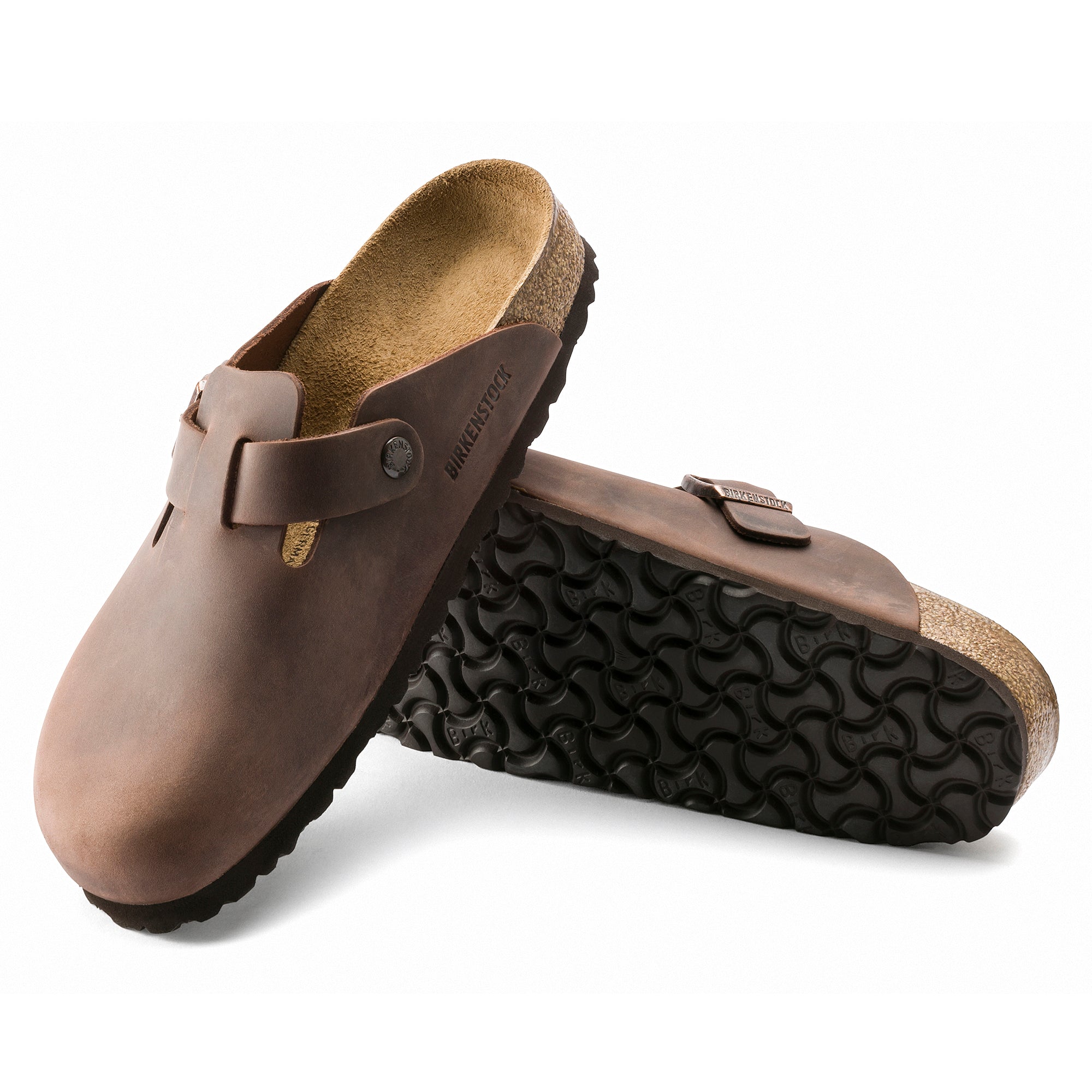 Birkenstock Boston Soft Footbed habana oiled leather