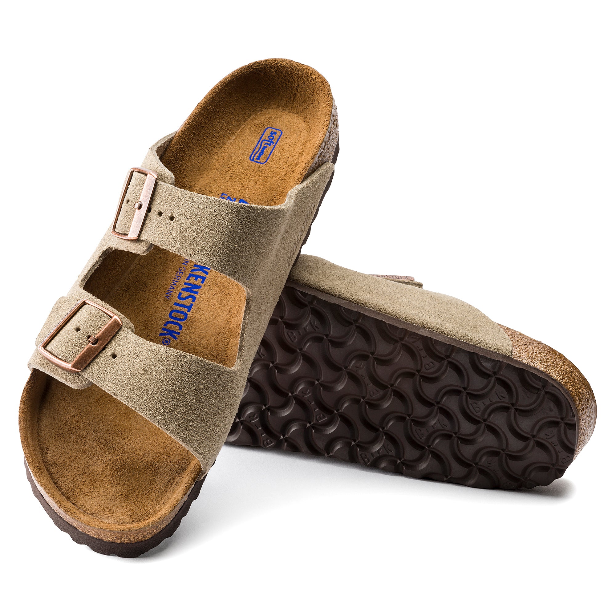 Arizona Soft Footbed Suede Leather Mocha