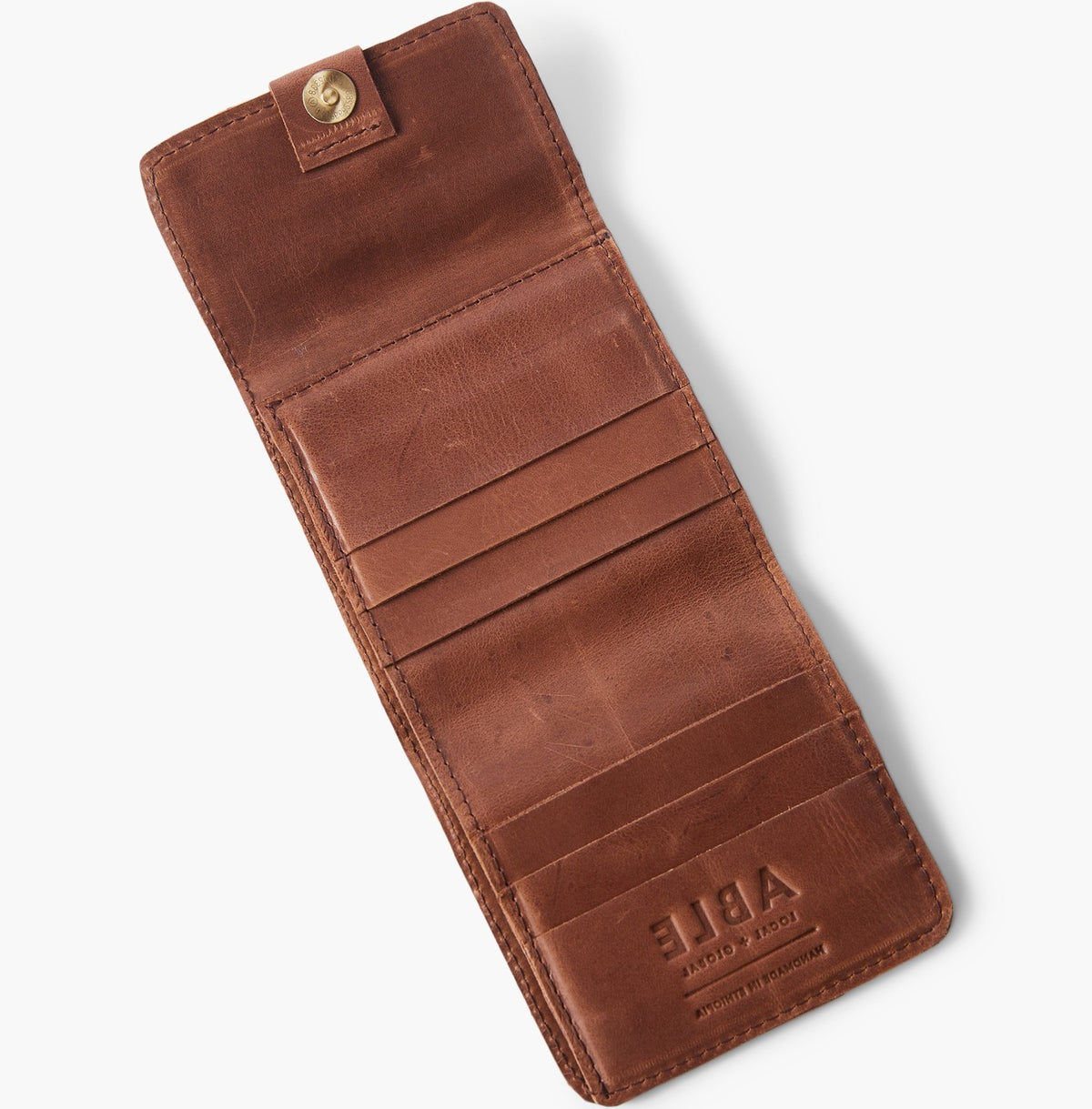 ABLE Marisol Wallet whiskey leather