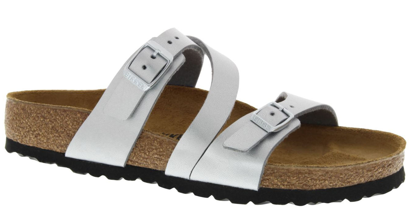 birkenstock salina silver