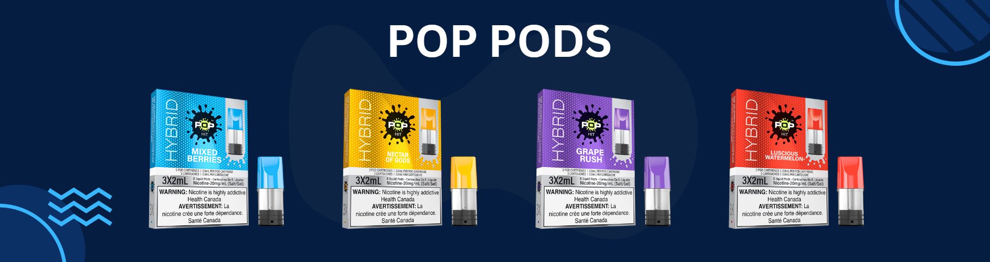 POP Pods - Canada and Quebec Free Vape Shipping