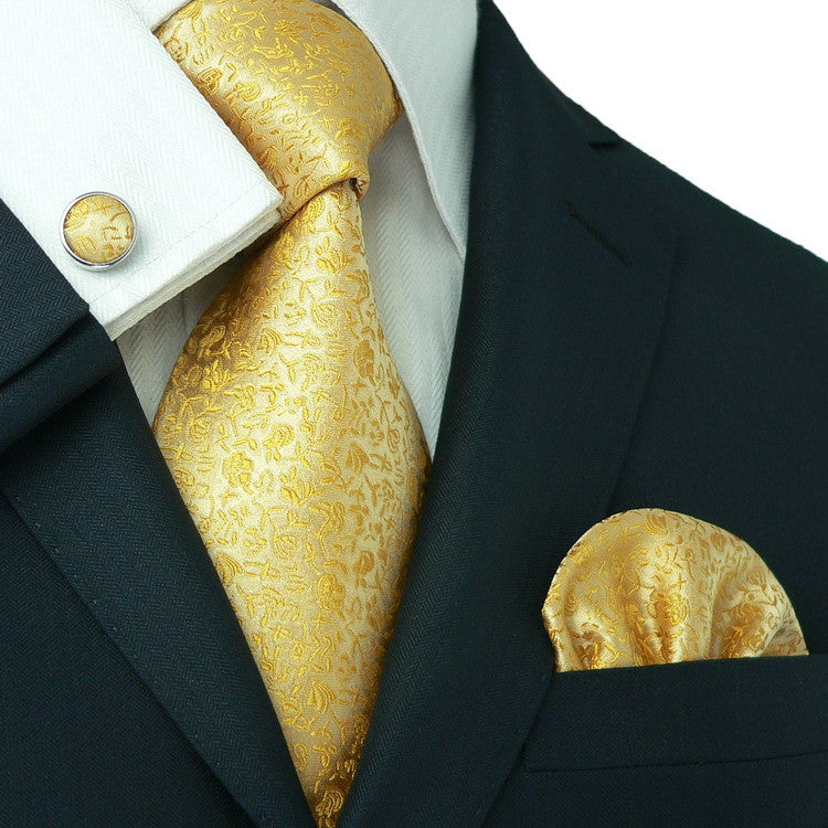 gold necktie