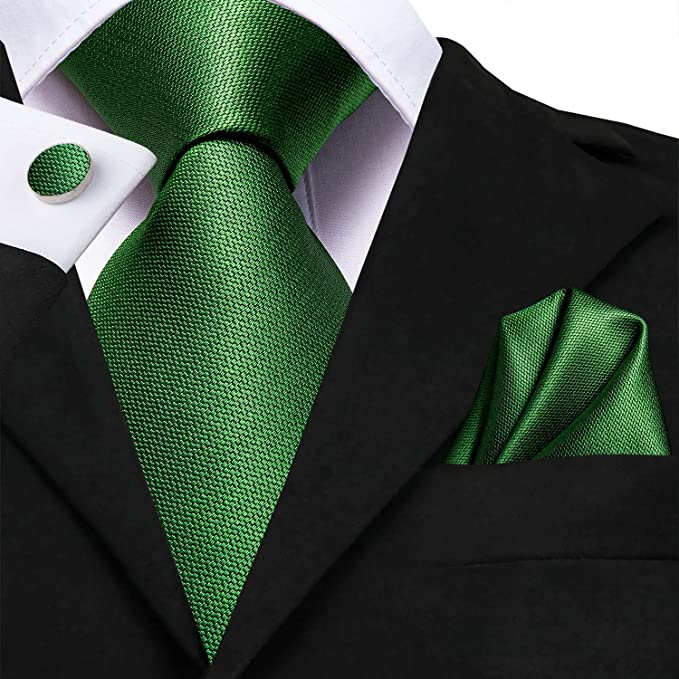Sage Green Wedding Silk Necktie Set-DUB951 Toramon Necktie Company | Men's Necktie Sets & Wedding Ties