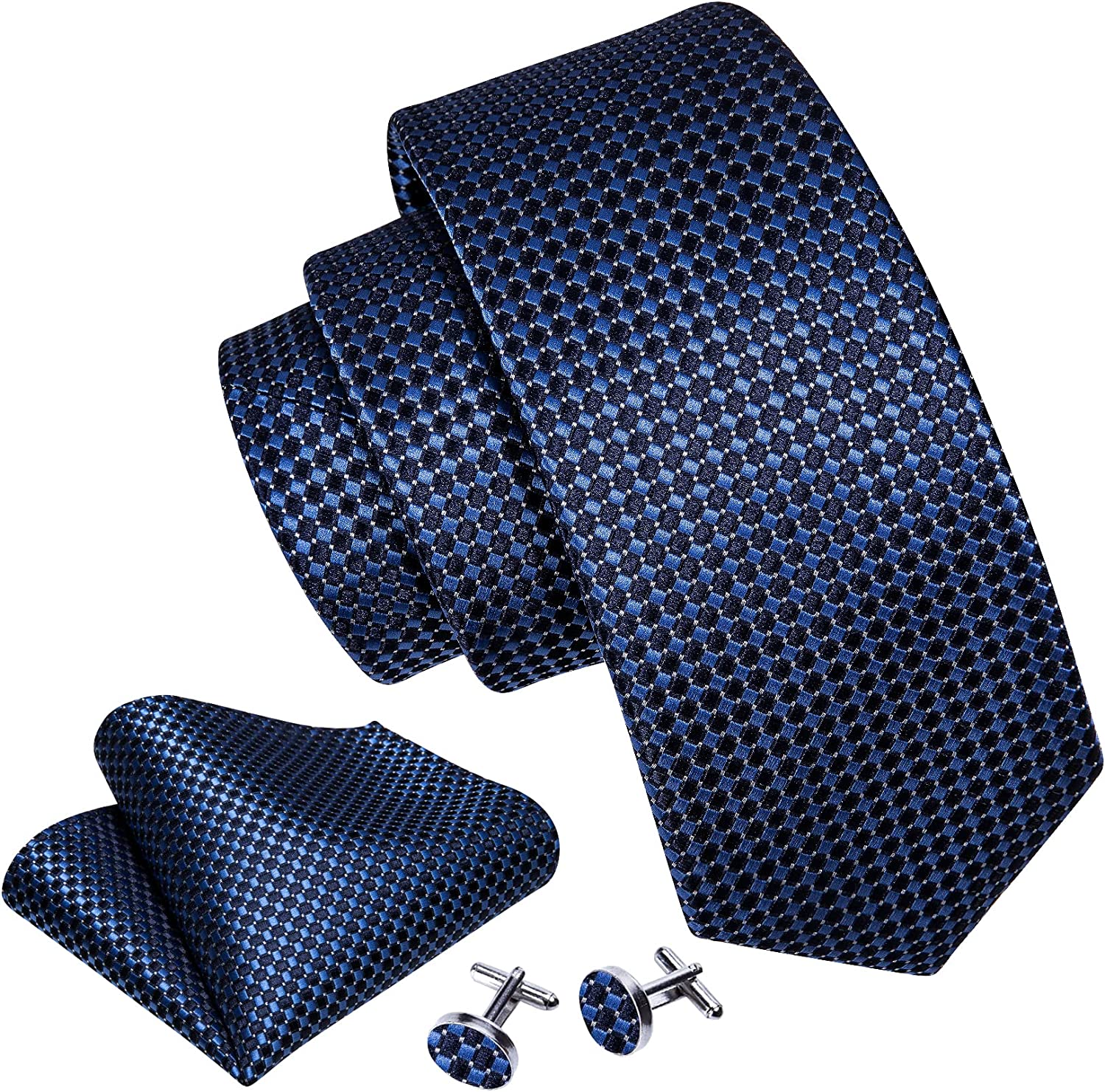 Navy Blue Necktie Set-LBW1125 | Toramon Necktie Company | Men’s Necktie ...