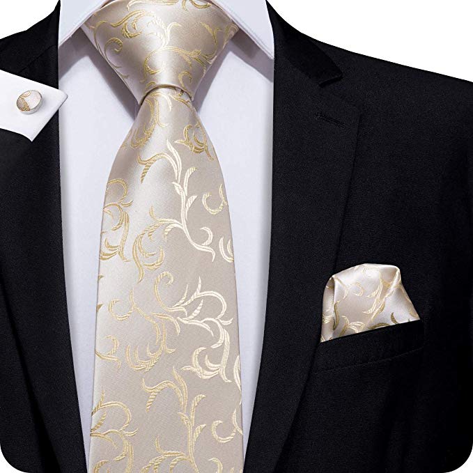 Floral Silk Necktie Set LBW234 | Toramon Necktie Company | Men’s ...