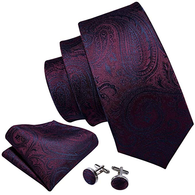 Purple and Blue Necktie Set-LBW440 | Toramon Necktie Company | Men’s ...
