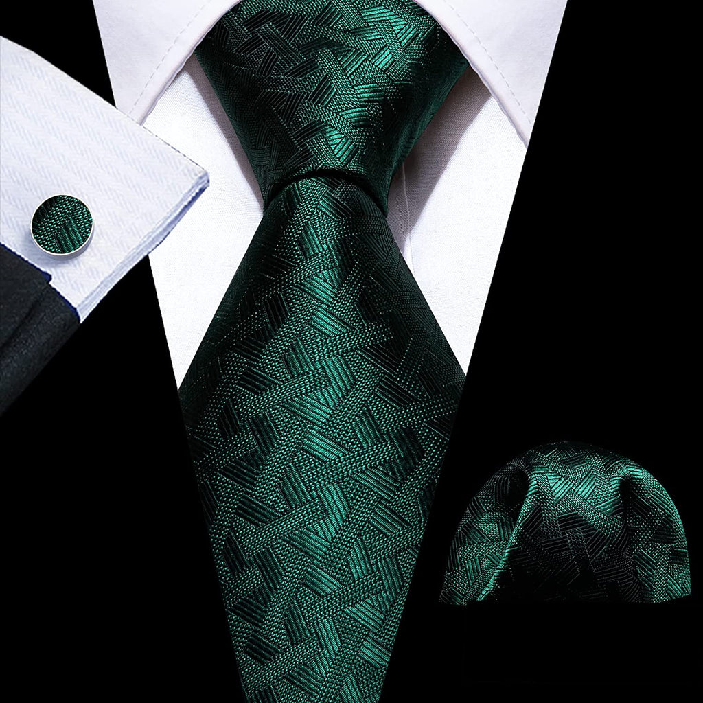Emerald Green Wedding Necktie Set-LBWY1169 | Toramon Necktie Company ...
