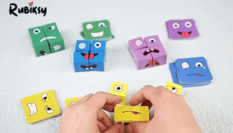 Cube Rubiksy Montessori - Stimulez l'autonomie et la créativité.