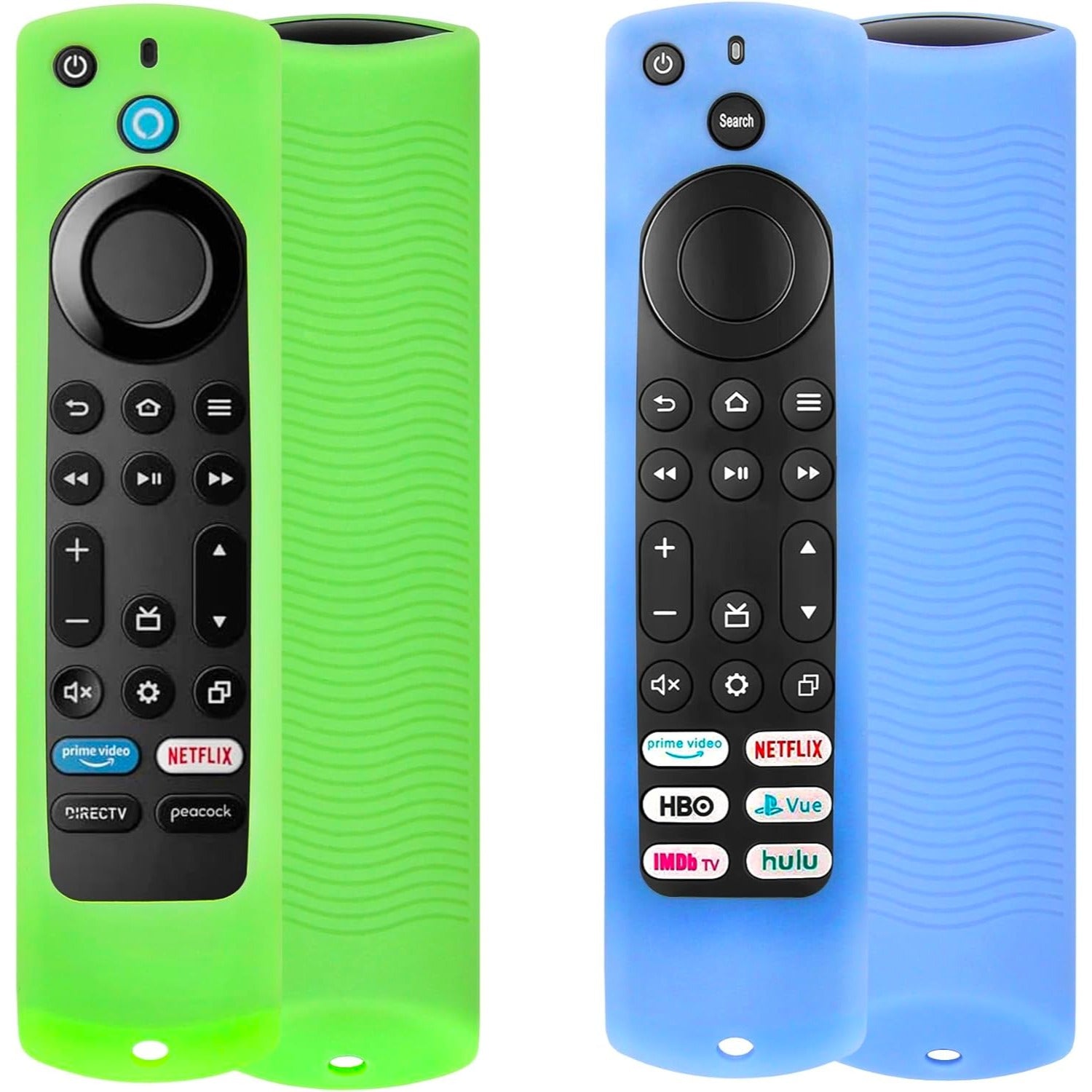 Case Protector para Control Remoto Fire TV Stick 4K Max (2da Gen) Hisense / Toshiba / Insignia / Pioneer / FireTV serie 4 / Omni (QLED) Series TV - Paquete de 2