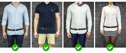 Needy.lk - Tucker – Shirt Stay Belt / Clips Rs.990/= only Now Available  Needy.lk Designed for both Men & Women Keep your shirt tucked in at all  times Elastic tension