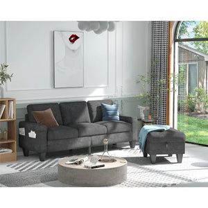 Sofa L-shaped memory foam sofa bed furniture fabric comfort home - JSK Studio