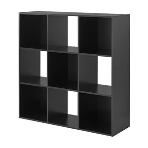 9-Cube Storage Organizer, Black furniture storage cabinet storage cabinet - JSK Studio