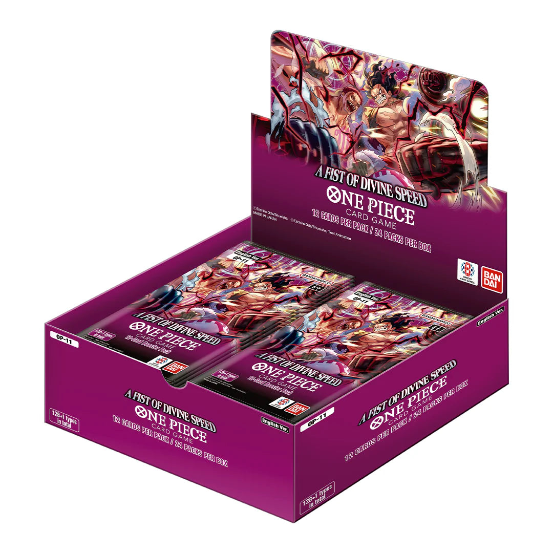 One Piece Card Game: A Fist of Divine Speed Booster Box (OP-11)