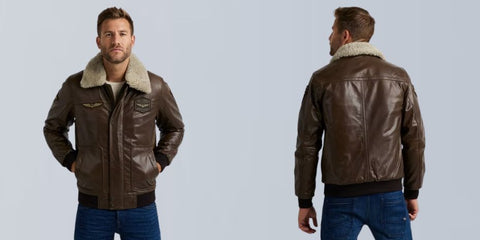 PME Legend Bomber Lederjacke Hudson