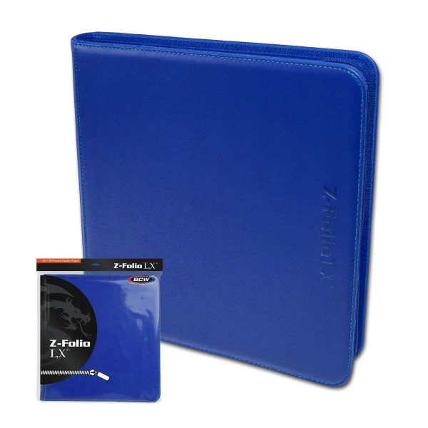 BCW: Z-Folio 12 Pocket XL Album - Blue