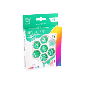 Candy Like Series - Mint - RPG Dice Set (7 pcs) - The Arcanum Sanctorum