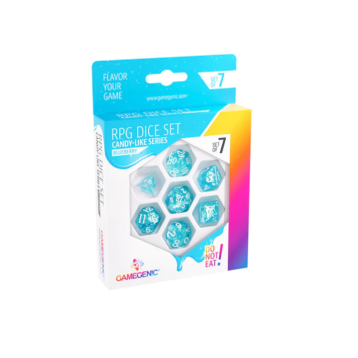 Candy Like Series - Blueberry - RPG Dice Set (7 pcs)