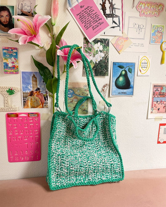 Crochet Bag Pattern ✧ Big Bow bag ✧ by devout hand