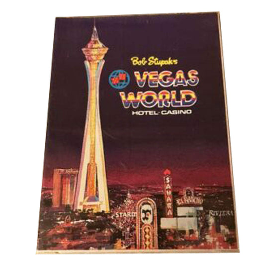 GEMACO BOB STUPAK'S VEGAS WORLD CASINO HOTEL PLAYING CARDS SEALED BRAN –  Selzalot