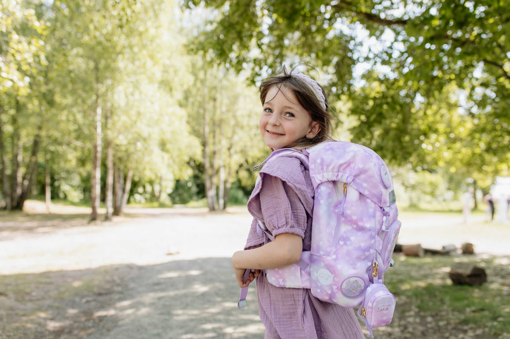 backpack made of recycled materials