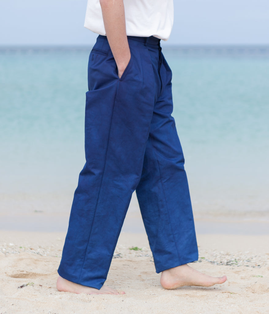 NEAT for SOUTH STORE RYUKYU INDIGO DYED NEAT CHINO