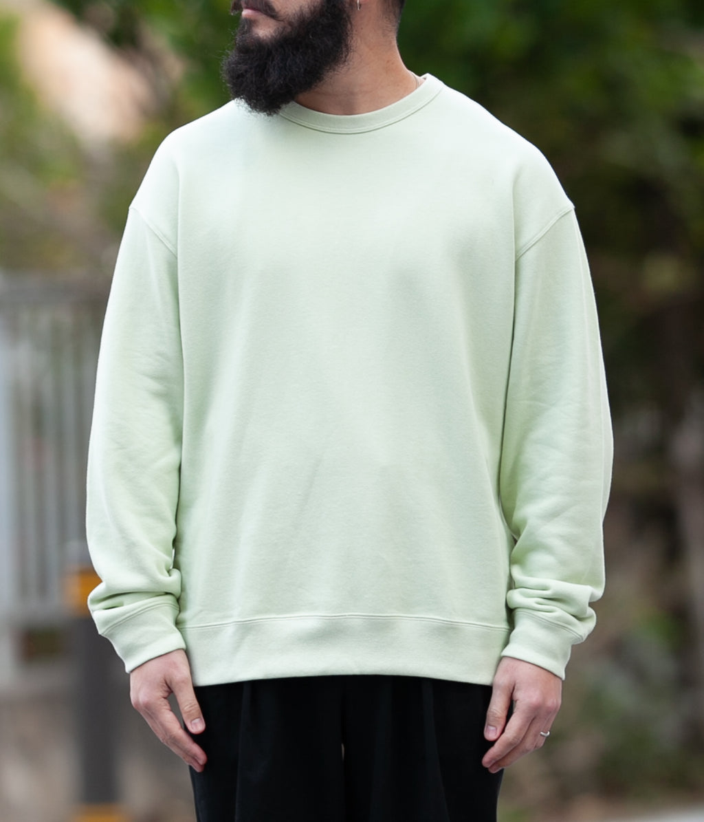 yoke ヨーク CONNECTING CREW NECK KNIT