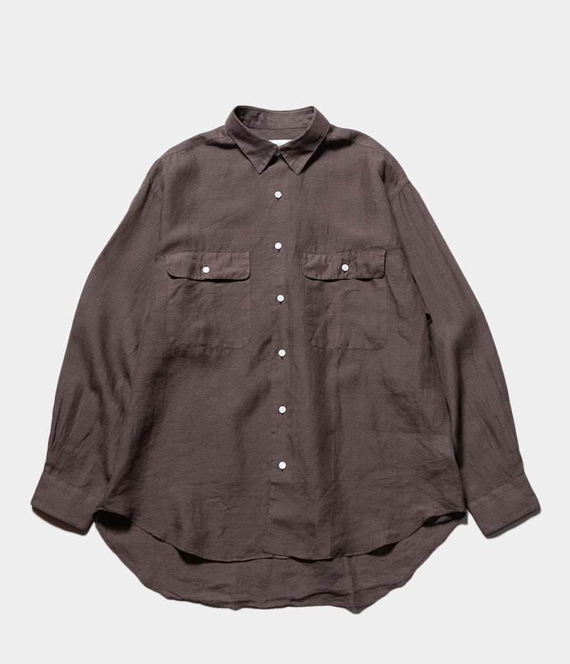 HERILL Cotton Cashmere Brush Work Shirts-